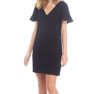 Charles Henry Short sleeve tie back dress 8137